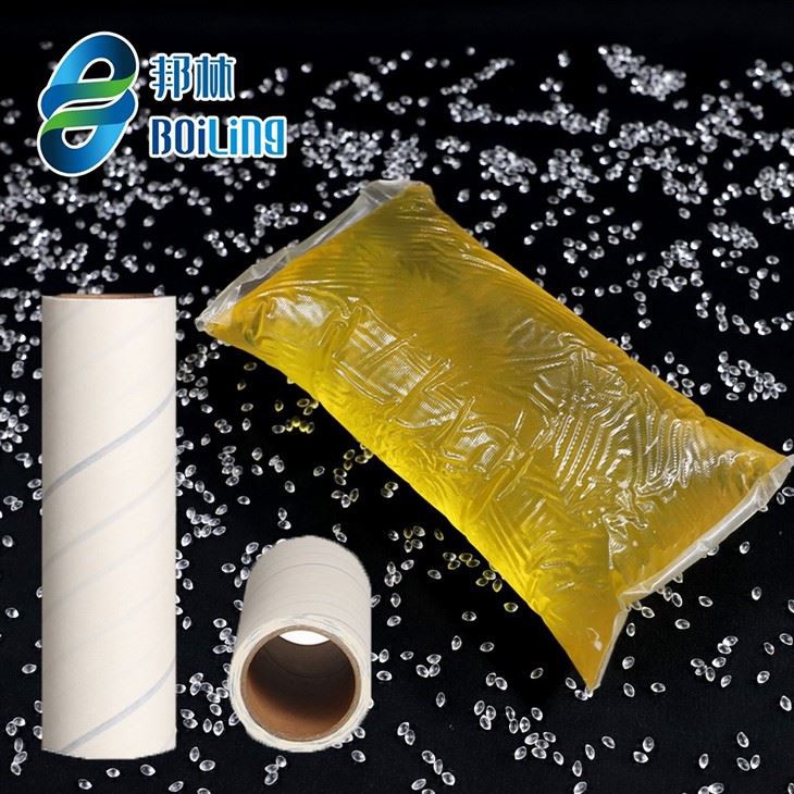 Pressure Sensitive Kub Melt Adhesive Rau Ntxuav Daim Kab Xev